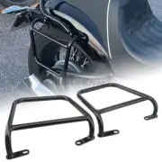 Motorcycle Vivid Black Saddlebag Rail Support Racks Bracket For BMW R18 Classic