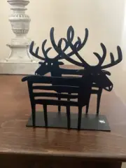 Bengt & Lotta Iron Caribou Reindeer Napkin Holder Made in Sweden New with Label