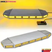 27" LED Rooftop Strobe Light Bar Amber Emergency Warning Tow Truck 192W