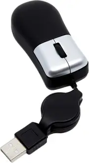 Lertenys Retractable Travel Mouse - Small Mini Stylish - USB to PC Laptop Travel Mouse