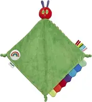 The World of Eric Carle Tiny and Very Hungry Caterpillar Comfort Blanket, 40 cm Size