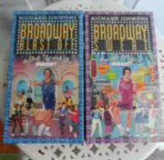 2 NEW UNOPENED VHS Richard simmons Blast Off & Sweat to Broadway Musical Themes