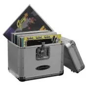 Odyssey KROM Transport Case for 70, 12 Inch Vinyl Records, Silver (Open Box)