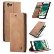 CaseMe iPhone 7 8 Classic Folio Case Cover Apple iPhone7 iPhone8 Skin [Brown]