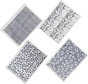 Sewroro Ceramic Art Supplies 4 Sheets of Pottery Underglaze Transfer Paper Easy to Use Clay Decals