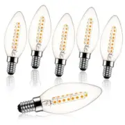 Light Bulbs E12 ETL Listed Not Dimmable Candelabra LED Light Bulbs 100W 3000.0