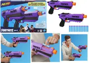2 Pack Nerf Fortnite DP-E Dual 3-Dart Blasting Blasters Ages 8+ Toy Gun Blaster