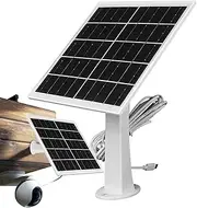 USB Solar Panel | IP66 Waterproof Camera Solar Panel | Type-C Charger Accessories with 360 Degree Adjustable Mounting for Battery, Electronics & Outdoor