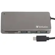 Verbatim USB 3.2 Gen 1 Type C Hub / Card Reader