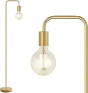 Boostarea Floor Lamp, Industrial Floor Lamp, 63 in Standing Lamp, E26 Socket, On
