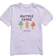 Life is Good ~ Lilac Purple 'Multiple Choice' Tee - Kids ~ XXL