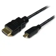 Startech Hdmiadmm3 3Ft Micro Hdmi To Cable Uhd 4K 30Hz Converter Cord M/M