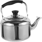 DINHEAROM Tea Kettle for Induction Cooker Whistling Water Boiler with Narrow Spout Scald Handle Design for Home and Kitchen Use