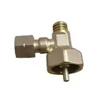 Outdoor Camp Stove Adapter 1-Two Outputs Brasses Gas Tanks Conversion Head