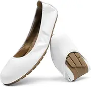[DREAM PAIRS] Women’s Ballet Flats Foldable Round Toe Dressy Comfortable Slip On Dress Shoes