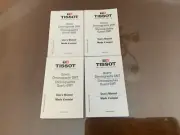 Tissot Watch Instructions Booklet Users Manual Quartz Chronographs GMT only ONE
