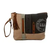 Myra Bag - USA Canvas Patch Pouch