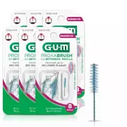 GUM Proxabrush Go-Betweens Interdental Brush Refills Moderate 8 Ct - 6pk