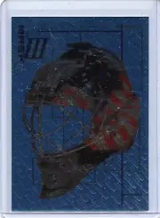 2003-04 IN THE GAME BE A PLAYER MEMORABILIA SERIES MASKS III JEFF HACKETT