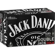 Jack Daniel's Double Jack & Cola Bottle 24x330ml