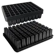 54 Cell Seed Starter Trays, 2.8" Deep Plug Tray Seedling for 1015 Nursery Tra...