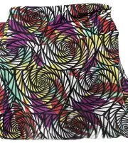 NWOT LULAROE Tall & Curvy TC (10-18) White Jewel Tones Buttery Soft Leggings