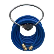 ZORRO Hi-Flex Garden Hose with 3 Piece Brass Fittings & ZORRO SS Hanger Bundle