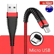 Micro USB Data charger Cable 1m Red