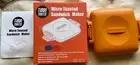 MICRO Microwave TURBO Toastie Toasted Sandwich Press Maker ORANGE