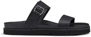 [Genuins] Genuines WHITBY BLK Sandals, 10.6 inches (27.0 cm), Black, 27.0 cm