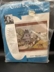 Hiawatha Crewel Embroidery Kit By Erica Wilson With Frame 6803 Summer Vtg New