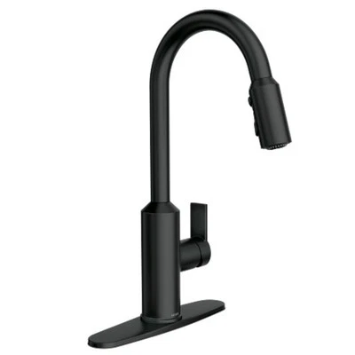 Moen MEENA Kitchen Faucet One-Handle High Arc Pulldown Matte Black 87270BL