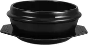 MOTHNUR Bibimbap Pottery Stone Pots for Cooking Earthenware Vintage Kitchen Supply Bibimbap Stone Bowl Pot for Soup Bowl Korean Korean Cookware Hot Food Container Ceramics Black
