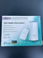 TP-Link AC1200 Deco E3 Whole Home Mesh Wi-Fi System -White New open box, 2,500ft