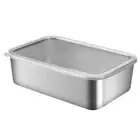 Knock-over Resistant Tray Food Storage Container Stackable Fridge Containers