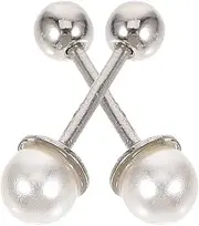 ULTECHNOVO Fashionable Pearl Earrings for Women Cartilage Tragus Studs Sleep-in Pearl Earring Stylus