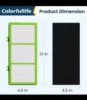 4 True HEPA + 8 Pre Filter Compatible With Holmes AER1 Allergen Remover Filte...