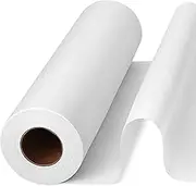 Heavy Weight White Iron-On Interfacing Fabric for Sewing, 11.8 Inch x 30.6 Yard Single-Sided Polyester Fabric for DIY Craft Supplies, Sewing, Shirt Plackets, Dresses, Collars