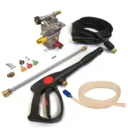 Pressure Washer Pump & Spray Kit for Honda GC160 Engine 7/8" Horizontal Shaft