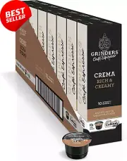 Coffee Capsules, Crema, 80 Pack, Compatible with Caffitaly System