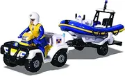 Dickie Toys Sam 2-Pack Fireman Sam Toy, Fireman Sam Figures, 203092007, Multi-Coloured