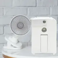 在飛比找momo購物網優惠-【Roommi】多功能行動電源供應器│小電寶+3D夾扇(RM