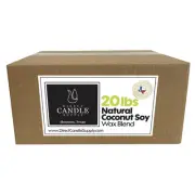 - 20 lb Coconut Soy Candle Wax for Candle Making - Creamy Blend for High Load...
