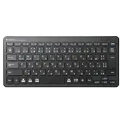 ELECOM USB-A Keyboard Wireless Receiver Included Scissor Mini Keyboard Black