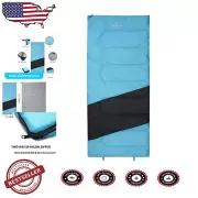 3-Season Waterproof Sleeping Bag for Adults - Lightweight & Cozy Camping Gear