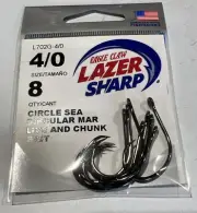 Eagle claw 4/0 circle hooks inline 8pcs