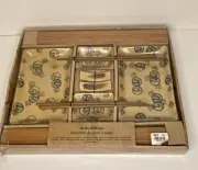Pier One Imports Sushi Dish Set For 2 Plates Bowls Sticks Holders Bamboo Mats