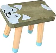 Cartoon Wooden Animal Stool Boys and Girls Step Stool and Girls Furniture Wooden Footstool
