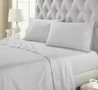 Organic Cotton 300 Thread Count Bed Sheet Set, Includes 1 Deep Pocket Fitted ...