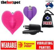 Wearable Vibrator Heart Vibrating Panties Clitoris Bullet Sex Toy Ladies Clit